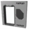 Armored Single Door Full Glass (L)