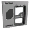 Armored Single Door Glass (R)